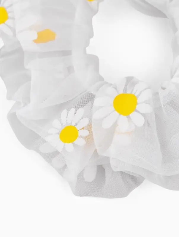 Резинка для волос «Ромашка» белая, Принцессы Резинка для волос «Ромашка» белая, Принцессы