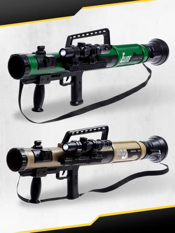 Базука &laquo;Элита&raquo;, свет, звук, стреляет мягкими снарядами, цвет МИКС