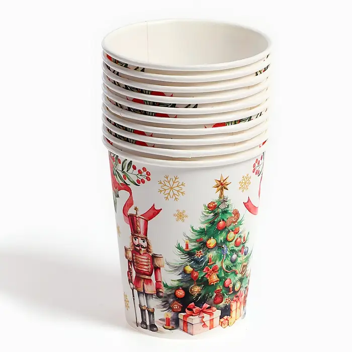 Стакан одноразовый бумажный «С Новым годом», сказка, 250 мл