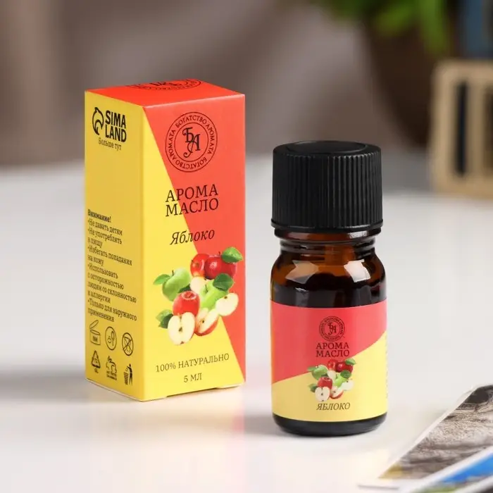 Эфирное масло  Эфирное масло "Яблоко", 5 мл, "Богатство Аромата"