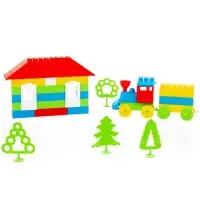 Конструктор &laquo;Строитель средний&raquo;, 95 деталей