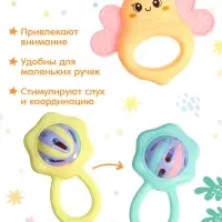 Набор 5 в 1 &laquo;Подарок малышу&raquo;, 3 книги + 2 погремушки