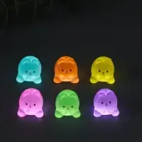 Сувенир эпоксидная смола флюоресцентный "Зайчики" набор 6 шт 1,7х1,8х2 см Сувенир эпоксидная смола флюоресцентный "Зайчики" набор 6 шт 1,7х1,8х2 см