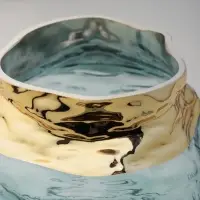 Ваза для цветов &laquo;Кэли стиль&raquo;, элит, d=11 см, 17&times;15 см, стекло, зелёная