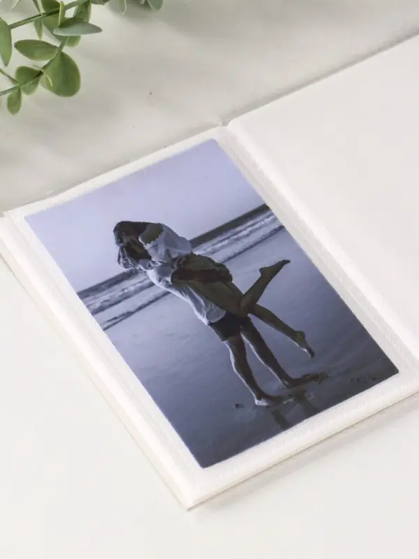 Фотоальбом 36 фото 10X15см, Фотоальбом 36 фото 10X15см, "Белые цветы", ПП карм.,мягкая обложка