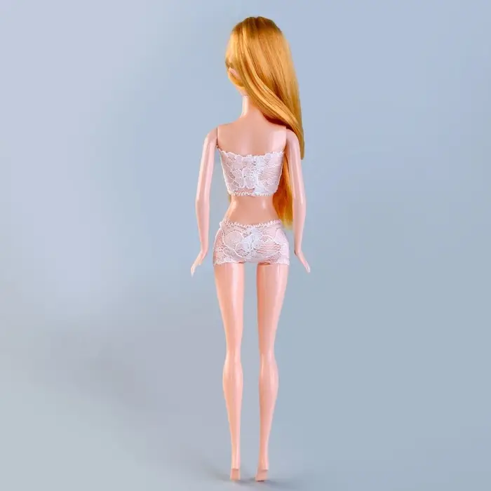 Одежда для кукол «Страза», белая