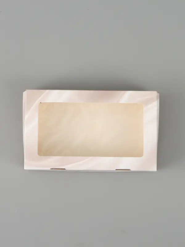 Коробка подарочная с окном &laquo;Лепестки&raquo;, 20&times;12&times;4 см, самосборная