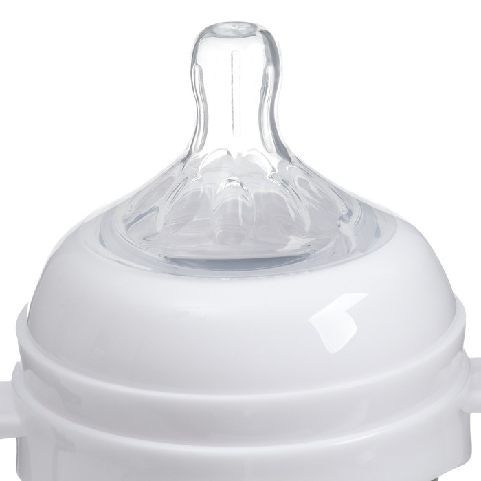 Бутылочка для кормления Ø50 ШГ 120 мл., стекло, цвет белый Бутылочка для кормления Ø50 ШГ 120 мл., стекло, цвет белый