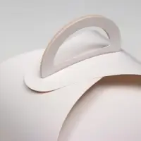 Коробка под бенто - торт без окна, белая, 12.5×10.5×11 см