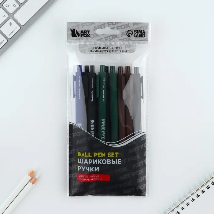 Ручка прикол шариковая синяя паста автоматическая 0,7 мм МИКС надписей «Самый сильный» Ручка прикол шариковая синяя паста автоматическая 0,7 мм МИКС надписей «Самый сильный»