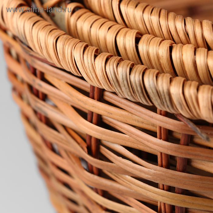 Набор корзин, 3 шт, 34&times;27&times;13/39, 30&times;24&times;11/34, 27&times;21&times;10/29 см, лоза, кукуруза