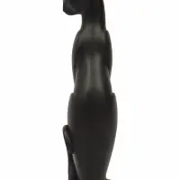 Фигурка гипс &laquo;Кошка Грация&raquo;, чёрная, 6&times;7&times;23 см