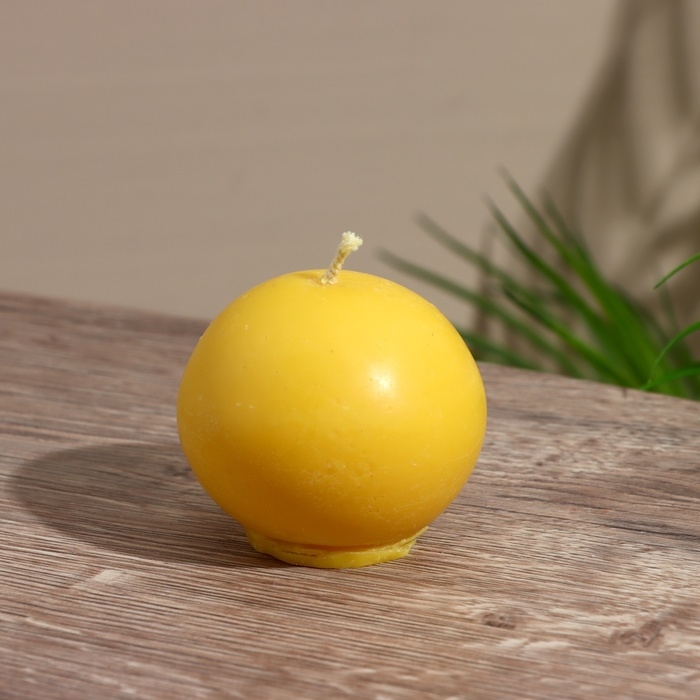 Свеча  Свеча "Шар" 5х5х7,5 см, соевый воск, микс