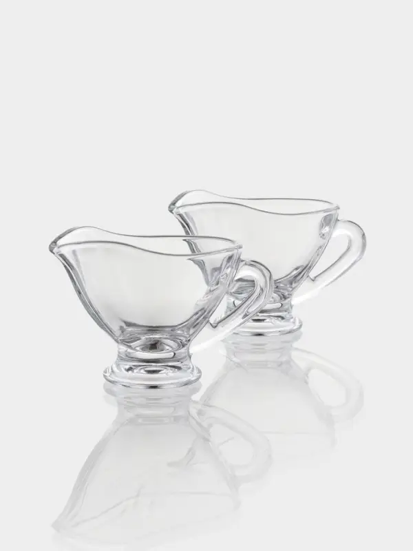 Соусники Paşabah&ccedil;e Basic, 60 мл, набор 2 шт. стекло, прозрачные