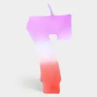 Свеча цифра для торта &laquo;7&raquo;, 8&times;3.75&times;1 см