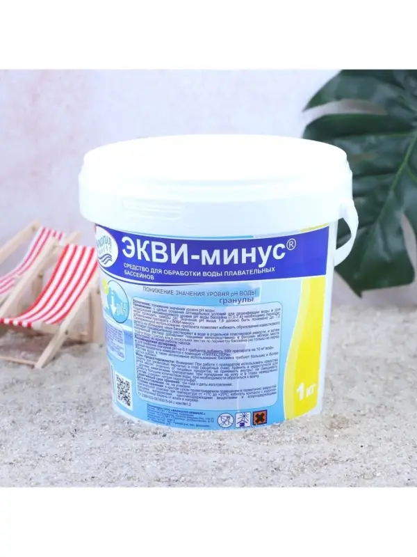 Средство для понижения уровня ph &laquo;Экви-минус&raquo;, ведро, 1 кг