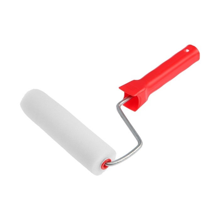 Валик ЛОМ, поролон, 150 мм, рукоятка d=6 мм, D=16 мм, 2 запасных шубки Валик ЛОМ, поролон, 150 мм, рукоятка d=6 мм, D=16 мм, 2 запасных шубки