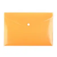 Папка-конверт на кнопке Calligrata, А5, 180 мкм, рифлёная, МИКС