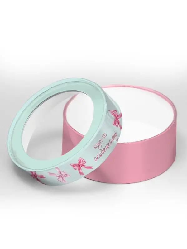 Коробка тубус с окном «Кому-то особенному», 16 х 16 х 5 см