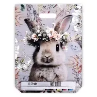 Пакет &laquo;Летний Зайка&raquo;, полиэтиленовый с вырубной ручкой, 30&times;40 см, 60 мкм