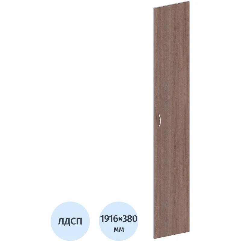 Дверь Easy ЛДСП (1шт.) 908857 тем.дуб/серый В1910