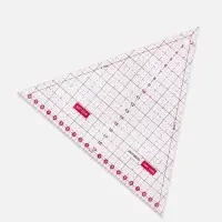 Линейка для квилтинга и пэчворка &laquo;Треугольник&raquo; 60&deg;, 20&times;23&times;0.3 см
