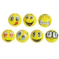 Мяч &laquo;Смайлы&raquo;, мягкий, 4,5 см, виды МИКС