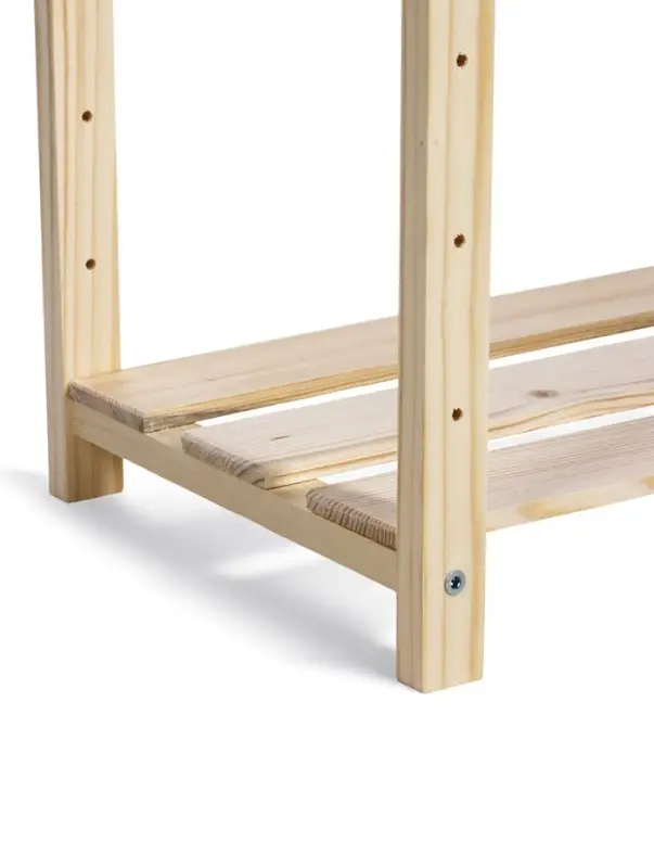 Стеллаж деревянный 5 полок 142 х 50 х 28 см, с регулируемыми полками Стеллаж деревянный 5 полок 142 х 50 х 28 см, с регулируемыми полками