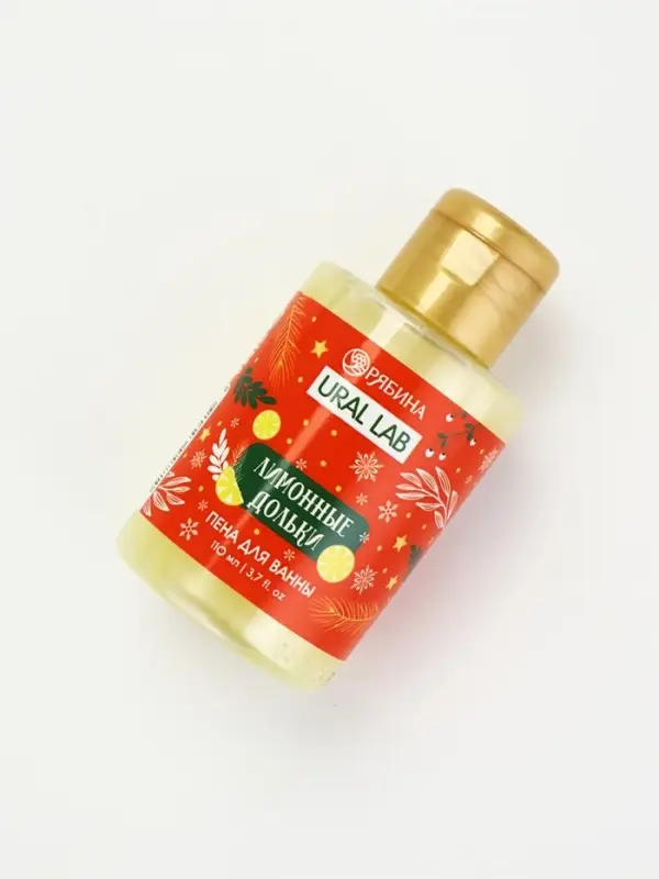 Пена для ванны, аромат лимонной дольки, 100 мл, URAL LAB