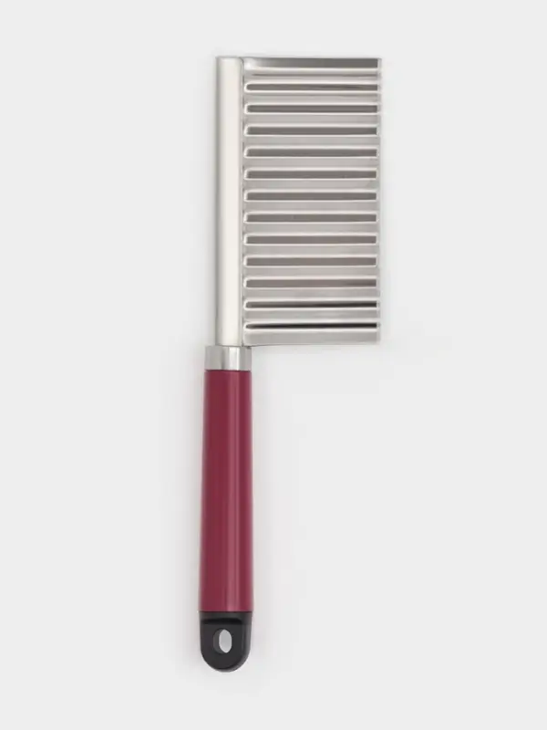 Нож для фигурной нарезки Доляна &laquo;Вкус&raquo;, 18.5&times;5.5 см, бордовый