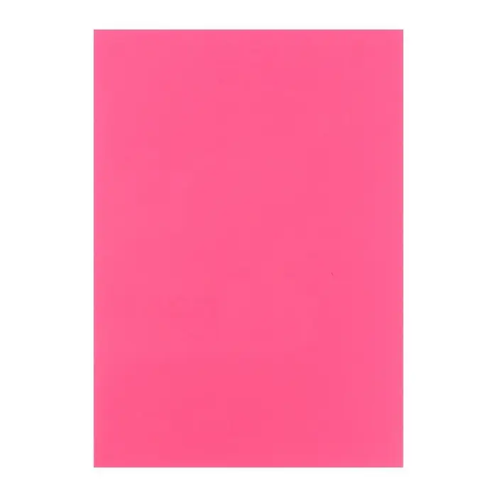 Бумага цветная Calligrata, А4, 50 листов, розовая, неоновая, 80 г/м&sup2;
