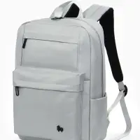 Рюкзак школьный, 1 отделение, 5 карманов, 28&times;9.5&times;42 см, серый