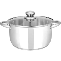 Кастрюля нерж Greta 2,5л , D=19cм, GS02253