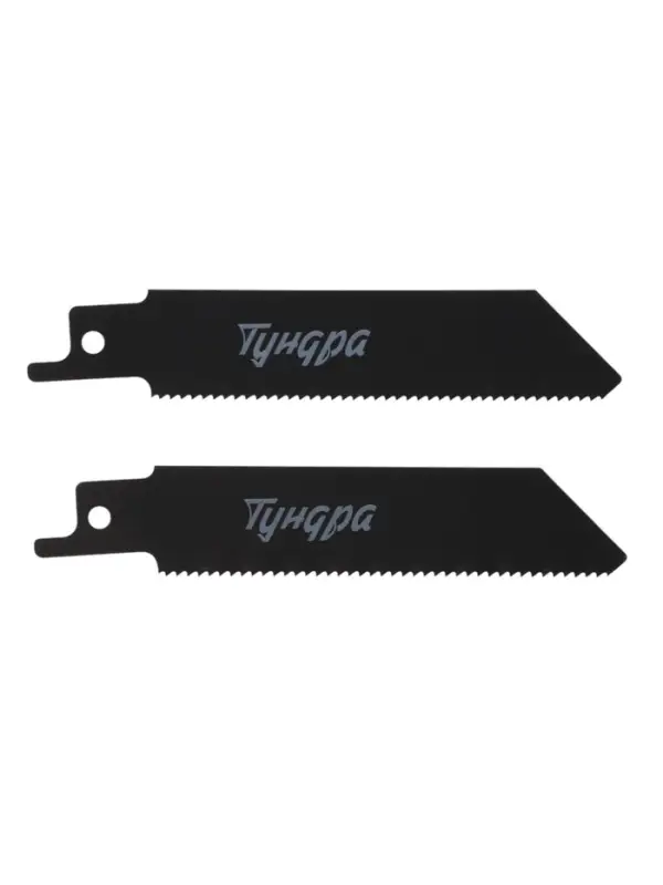 Полотна по металлу для сабельной пилы ТУНДРА, Bimetal, 75/100&times;1.4 мм, 2 шт.