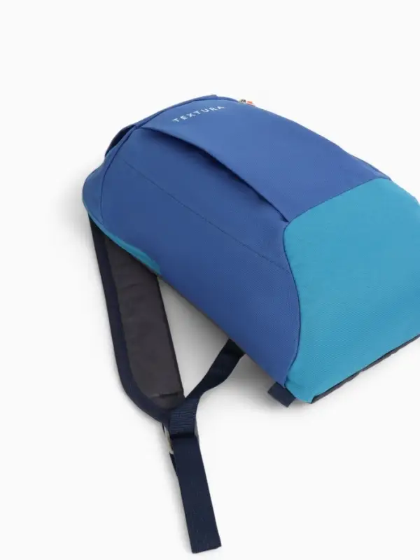 Рюкзак спортивный TEXTURA, на молнии, с карманом, размер 20&times;11&times;39 см, синий
