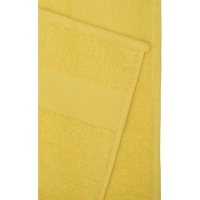 Набор полотенец махровых бордюр 440 г/м2, 70х140 лимон, 5шт