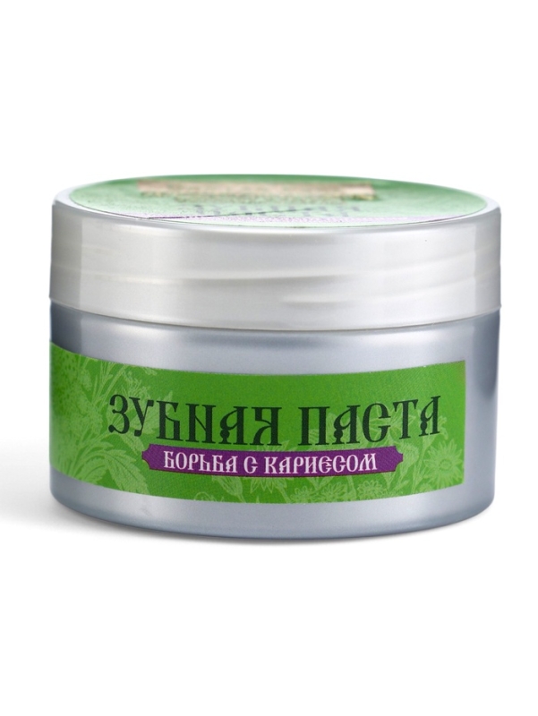 Паста зубная черная с Кавказскими травами, "Святая рука", 50 мл