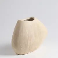 Ваза «Итика», 14×20 см, керамика, бежевая