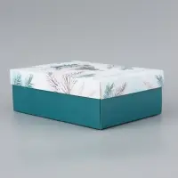 Коробка подарочная &laquo;Ёлочный шар&raquo;, новогодняя, с крышкой, 24&times;17&times;8 см