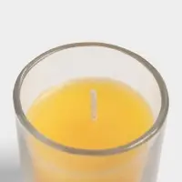 Свечи в стакане DAZZLE CANDLE 70 г, набор 2 шт., лимон