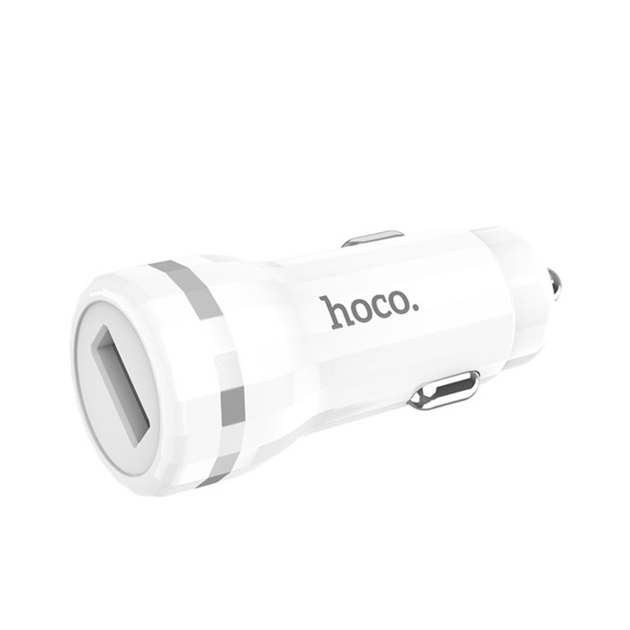 Автомобильное зарядное устройство Hoco Z27А, 1 USB, 18 Вт, 3 А, белое