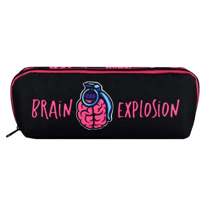 Пенал мягкий, 1 отделение, 100 х 210 х 75 мм, объёмный, Феникс Пенал мягкий, 1 отделение, 100 х 210 х 75 мм, объёмный, Феникс "Взрыв мозга"