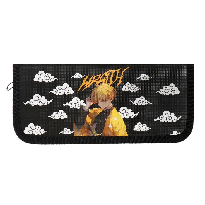 Пенал 1 секция, 90 х 195 х 25 мм, Calligrata  Пенал 1 секция, 90 х 195 х 25 мм, Calligrata "Аниме клинок", ламинированный картон