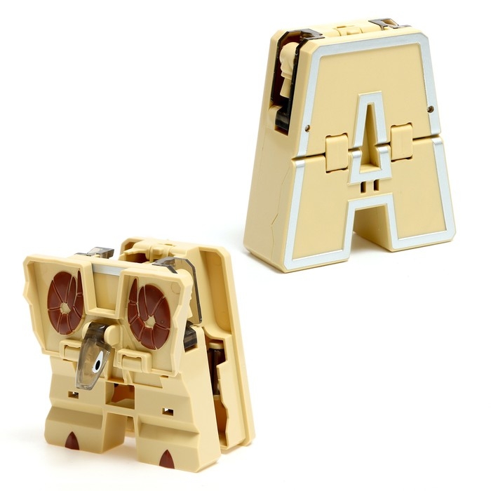 Робо-буквы «Звери», набор 6 в 1, трансформируются, собираются в 1 робота