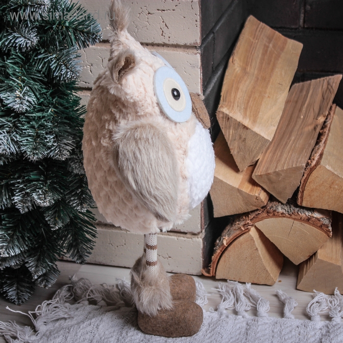 Кукла интерьерная Кукла интерьерная "Сова с полосатыми ножками" 37 см