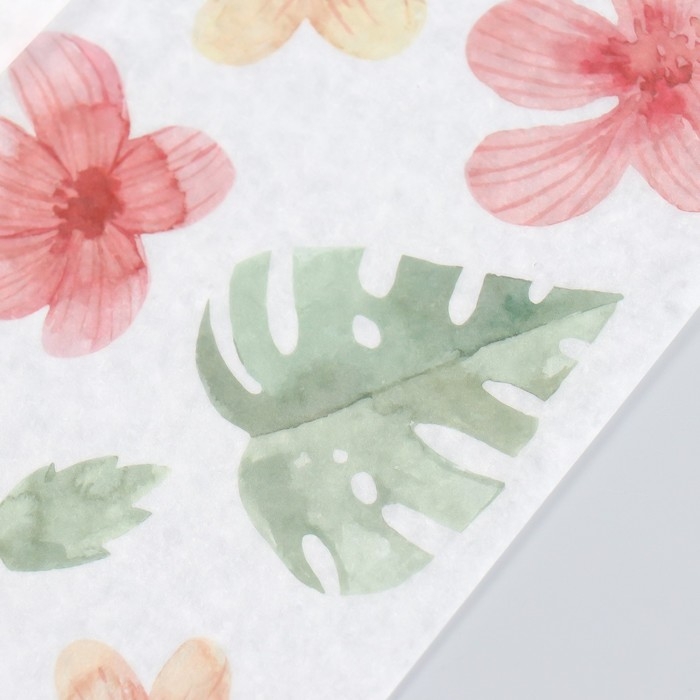 Наклейки Наклейки "Тропическое настроение" набор 3 листа 10х20 см