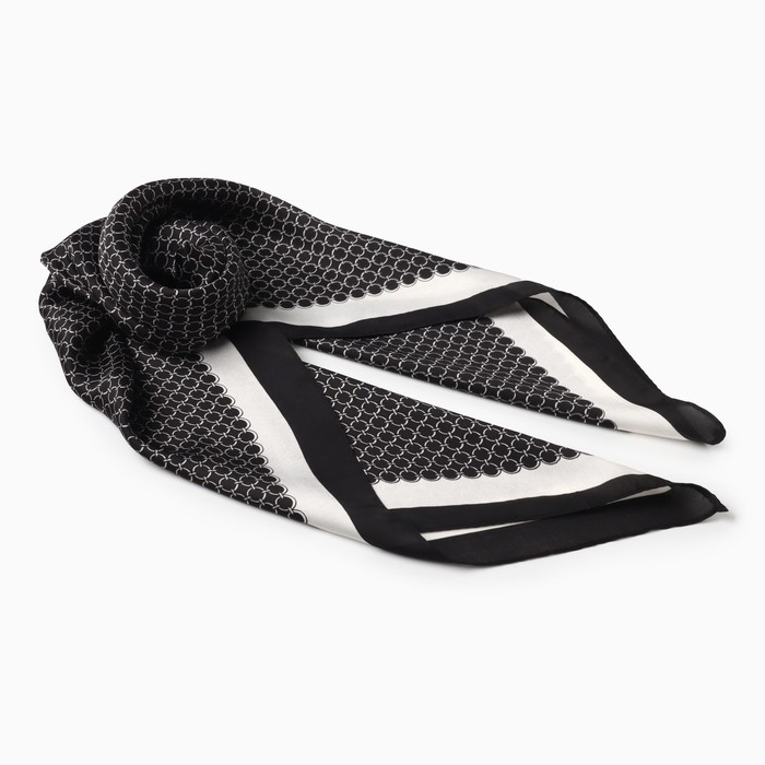 Платок женский MINAKU р-р 70*70 см, цв. черный Платок женский MINAKU р-р 70*70 см, цв. черный