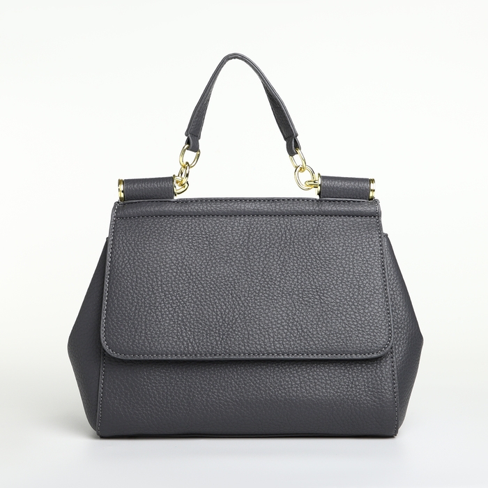 Сумка женская на магните TEXTURA, маленький размер, цвет серый Сумка женская на магните TEXTURA, маленький размер, цвет серый