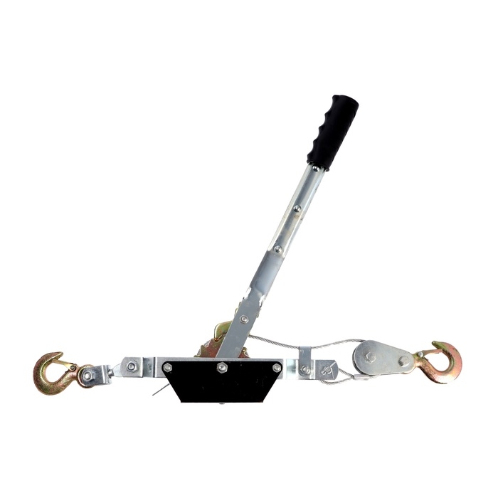 Лебедка рычажная ТУНДРА, двойное храповое колесо, тяга 2 т (подъем 0.8 т), трос 3.6 метра Лебедка рычажная ТУНДРА, двойное храповое колесо, тяга 2 т (подъем 0.8 т), трос 3.6 метра