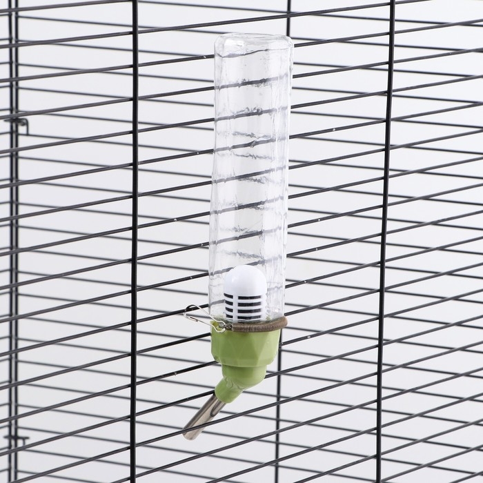 Поилка для грызунов, 125 мл, крепление-пружинка, зелёная Поилка для грызунов, 125 мл, крепление-пружинка, зелёная